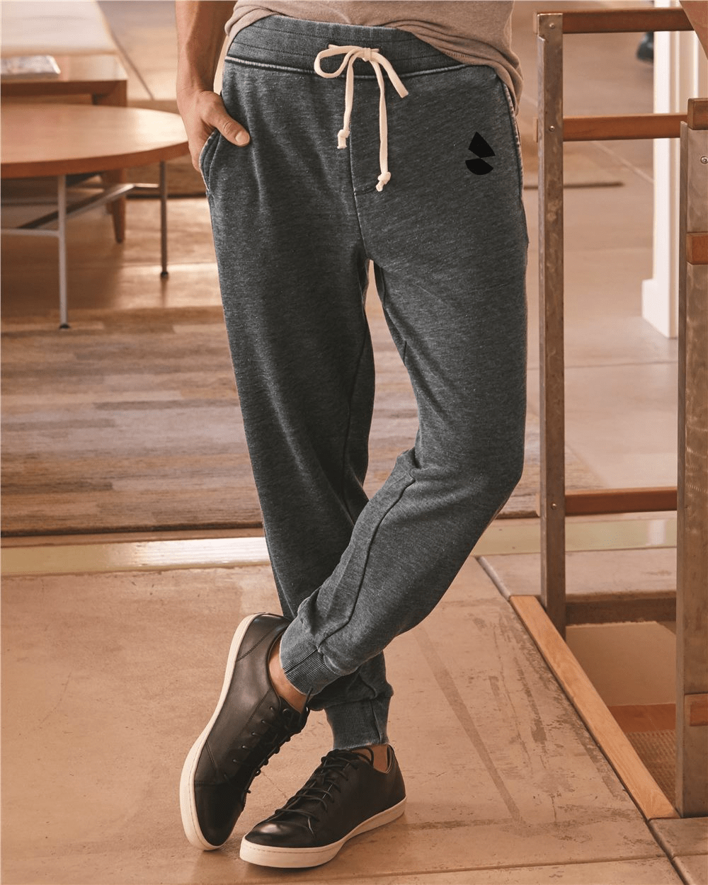 work from home in style in branded jogger pants