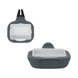 Company swag ideas black tray for sauce with attachment that fits into car air vents