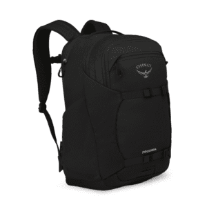 Company swag ideas black backpack