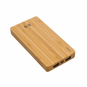 Plank 5,000mAh Bamboo Wireless Power Bank
